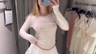 Exploring Transparent Clothes | ZARA try on haul | Try on Haul with Anastasia