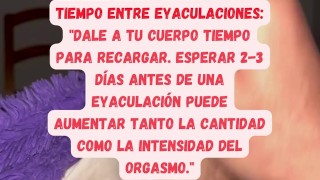 3 CONSEJOS PARA EYACULAR MÁS CANTIDAD