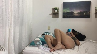 Hot friends have sex, suck their tits and have oral sex