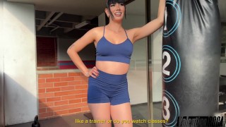 Anal Sex with a Gorgeous Brunette I Met Working Out. Yenifer Chacon & Valentino Roca