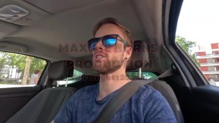 Teaser public blowjob with a hikerraw blowjob and cum dump eater with passion maxime horns