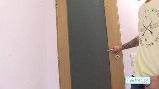 Cute Skinny Twink Xander H Deepthroats Noah A's Big Cock!