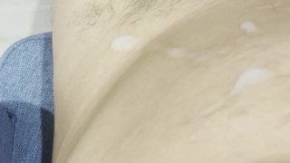 Cum inside my foreskin