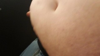 Fun belly play before a boring zoom meeting