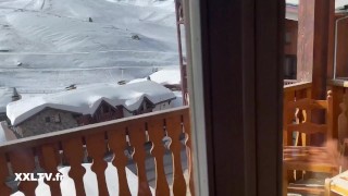 Orgy in a chalet in the mountains