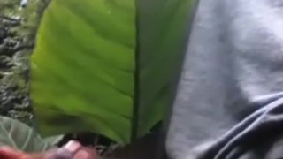 OUTSIDE STRIPPING AND PLAYING WITH MY COCK N BALLS