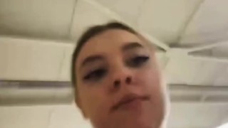 Crazy fucking and training in the gym. Cumming while do workout