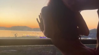 Sensual doggy against the window with a view - Sureau