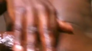 18 year old SHAVED BLACK COCK SOLO HANDJOB