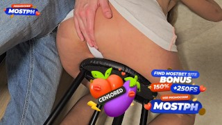Anal Marathon Day 3. Drills My Ass on Chair and I Cum Several Times