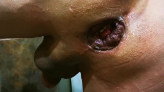 Compilation Huge Vegetable 2 (Butternut squash)anal insertion 2 | Horsengine