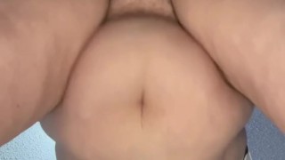 White Hucow With Big Swinging Tits Plump Belly Recieves A Fat Creampie