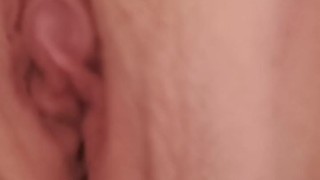 Wet pink pussy