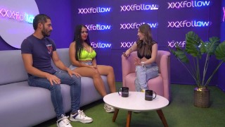 Lalucero MILF BBW latina destroza una verga a sentones en XXXfollow Sessions #6 Podcast Dani Ortiz