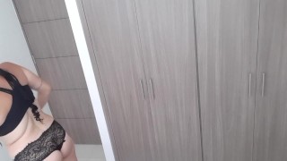 My hot neighbor makes a video and sends it to me