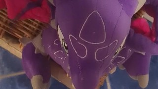 Cumshot on Cynder the dragon