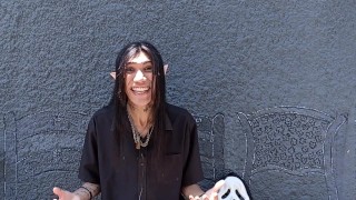 I CATCH THE HOT EGIRL FROM THE PARK TO FUCK ON HALLOWEEN