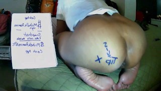 EBONY BIG BOOTY TATTOO BBL DOES BBC ON WEBCAM