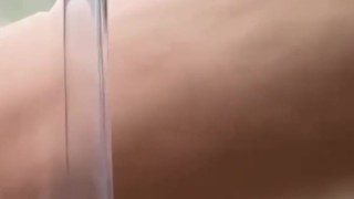 Fucking Myself on a Clear Chair