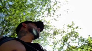 Almost caught in Abandoned Building public outdoor fucking my self with dildos Jona Ortiz Ortizjona