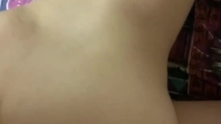 BubbleButt Teen Amateur Huge Creampie After Edging Him With Tight Pussy!