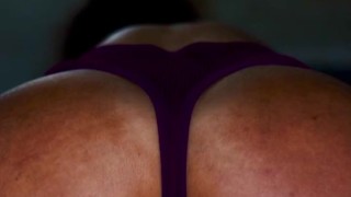 Topless Yoga in Slow Motion w The Goddess Bia