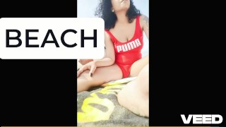 NUDE BEACH COUPLE REAL POV