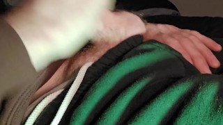 Jacking off my big American penis