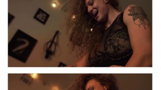 Lesbian Dominatrix w Goddess Bia and Raven Roulette Trailer. Filmed by Women of Sparta