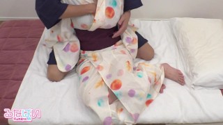 They had sex while their yukata was disheveled.#JAPAN