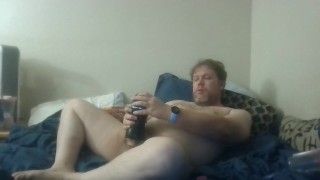 Lonely Man Uses Anal Toy and Masturbator to Satisfy Himself