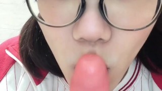 Students practice blow job after school
