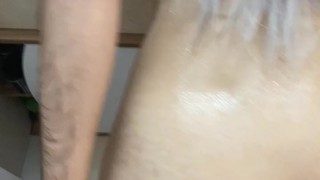 Creampie my friend at the halloween party