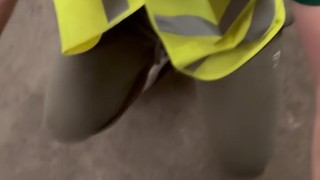 Risky Blowjob In Work Warehouse