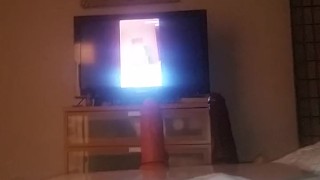 Gay Anal Riding Two Huge Dildos BBC and BWC