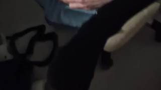 fucking my ass with the sex machine!