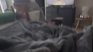GETTING CAUGHT PLAYING WITH MY PUSSY- he talks me through my orgasm
