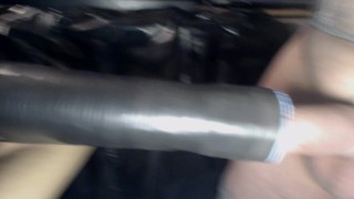 First look at my homemade auto-stroke "machine" as I have a smoke