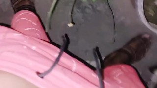 Limp little hairy clitty cock sissy compilation