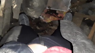 Two village girlfriends hide from everyone that they are lesbians - IkaSmokS