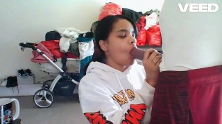 ROMANCE FAIL BLOW JOB GOES LEFT BIG DICK SUCK AND SWALLOW ROUGH