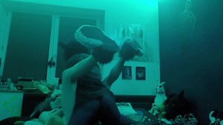 I got humped by a cute wolf xP (Murrsuit Porn)