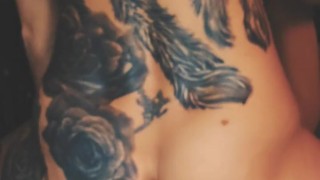 First Lesbian Experience with My Sex Doll - Horny Tattooed MILF OF Babe @nephilaaranea