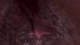 Creampie wet pink pussy