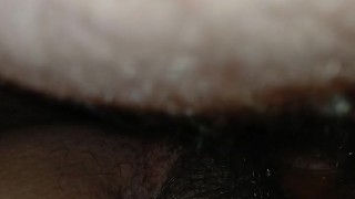 Clit rubbing makes me squirt pee all over his cock