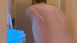 Big cock in the shower