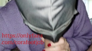 A FRENCH AMATEUR COUPLE SHOWS HOW TO GIVE A BLOWJOB AND SWALLOW