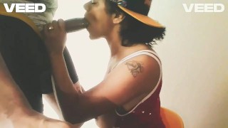 COOL SEXY LEBSIAN DYKE LESBIAN SUCKS A BIG DICK BLOW JOB