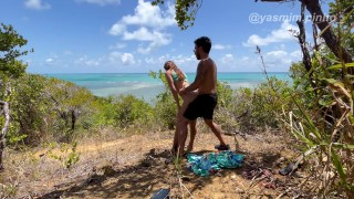 Sexo ANAL ao ar livre em praia Nordestina