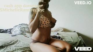 sexy COSPLAY BRA AND PANTY big dick bbc blow job